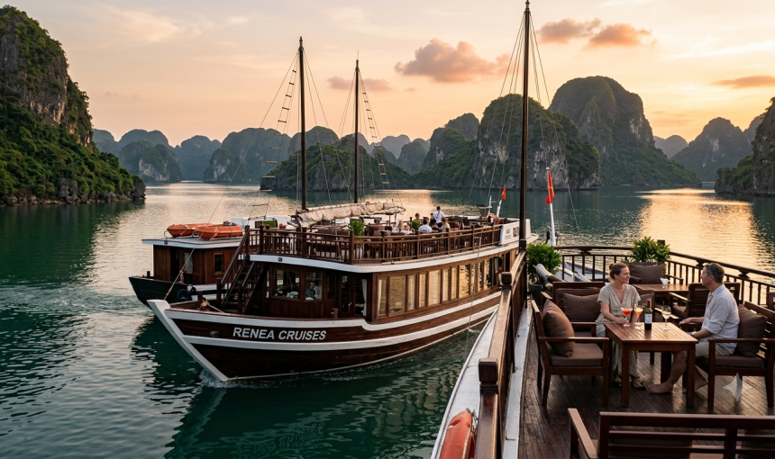 Discover the Renea Cruises: BEST Small Boat in Bai Tu Long Bay for a Quiet Luxury Escape
